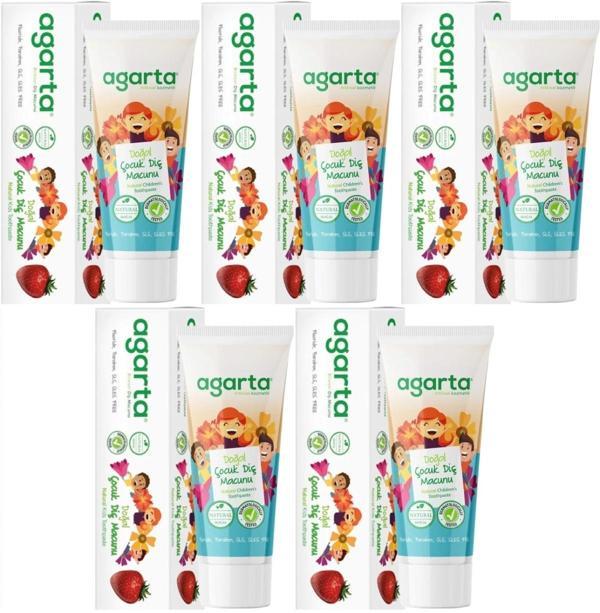 Agarta Doğal Diş Macunu 75ML Çocuk (5 Li Set) - Image 1