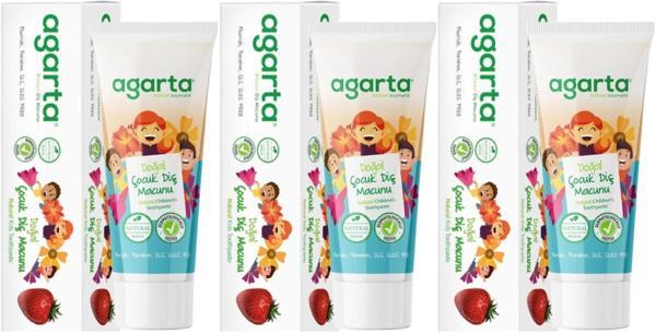 Agarta Doğal Diş Macunu 75ML Çocuk (3 Lü Set) - Image 1