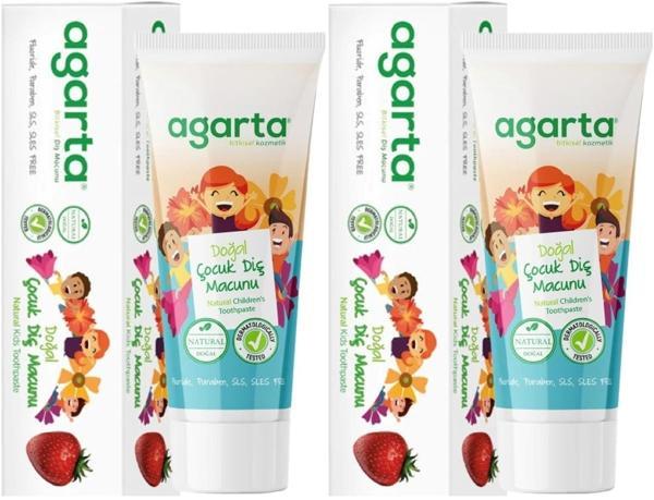 Agarta Doğal Diş Macunu 75ML Çocuk (2 Li Set) - Image 1