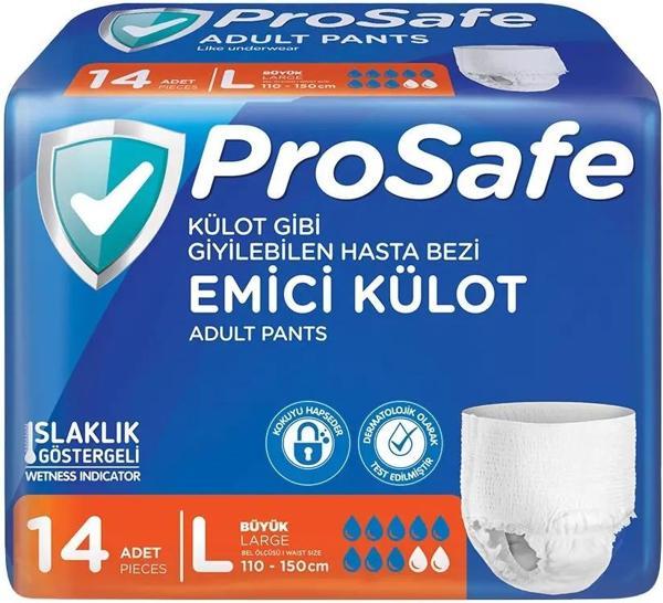 Prosafe Emici Külot Hasta Bezi L - Büyük - Large 14 Adet Tekli Pk - Image 1