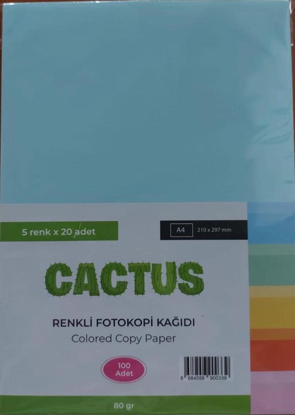 Supertrend Fotokopi Kağıdı Renkli A4 80 Gr. 100'Lü 5 Renk - Image 1