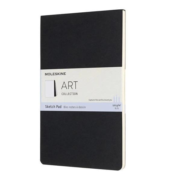 Supertrend Art Sketchbook Yumuşak Kapak Eskiz Çizim Defteri 13x21 cm. 120 gr. 48 Sayfa Siyah - Image 1