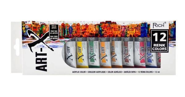 Supertrend Akrilik Boya Seti 12 Ml.x 12 Renk Tüp (ARTX-012-07521) - Image 1