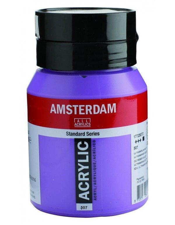 Supertrend Amsterdam Akrilik Boya 500 ml. 507 Ultramarine Violet - Image 1