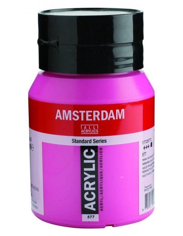 Supertrend Amsterdam Akrilik Boya 500 ml. 577 Permanent Red Violet Light - Image 1