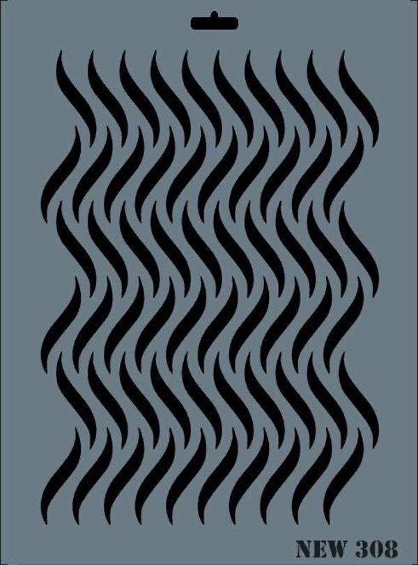 Supertrend Stencil Boyama Şablonu 25x35 cm. NEW-308 - Image 1