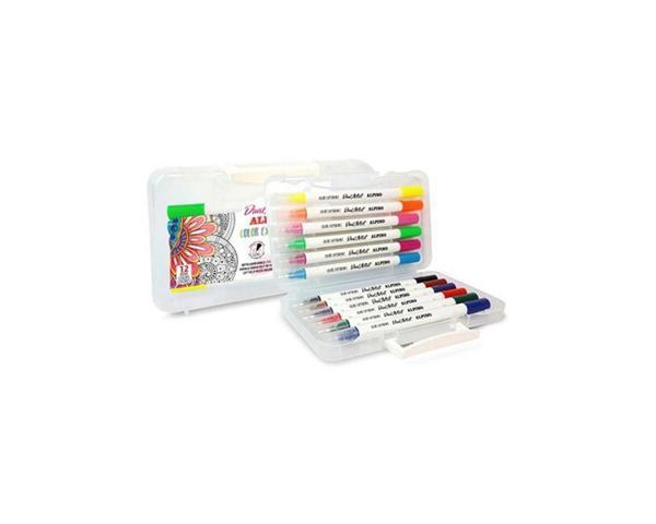 Supertrend Fırça Çift Uçlu Keçeli Kalem 12 Renk (AR-800186) - Image 1