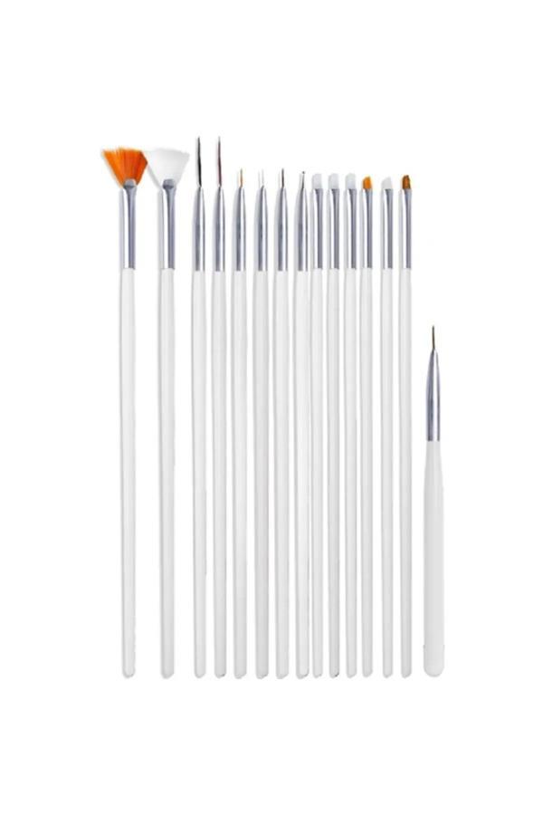 Daisy Resim Art, Sanat, Makyaj, Tezhip İçin Akrilik Boya, Guaj Boyama Fırça Seti (15 Adet ) - Image 1