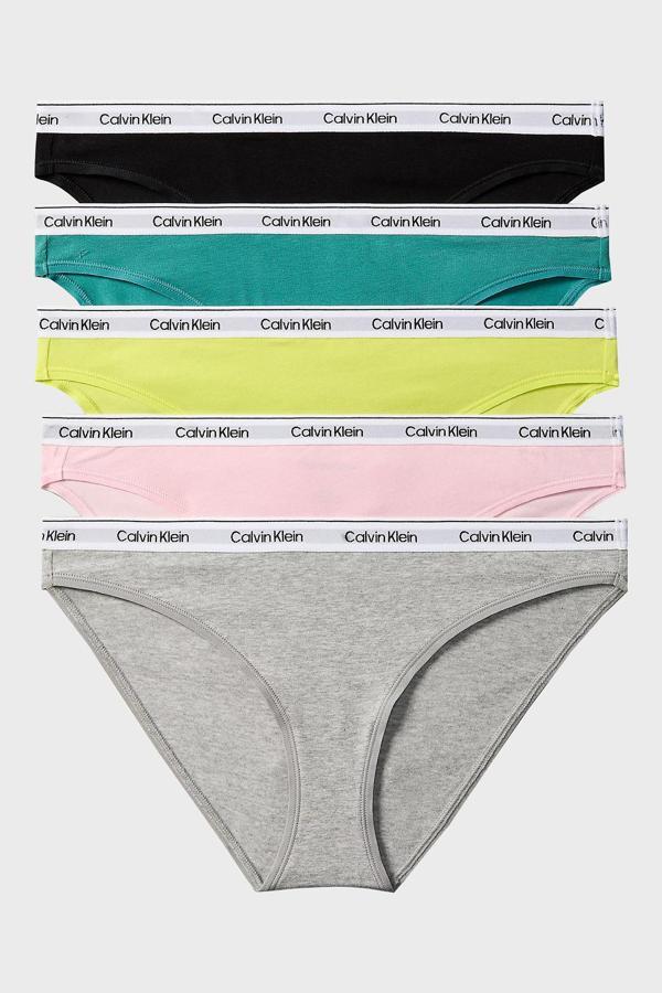 Calvin Klein Streç Pamuklu Düşük Bel Logolu 5 Pack Külot 000Qd5208Ewad Külot 000Qd5208E Wad - Image 1