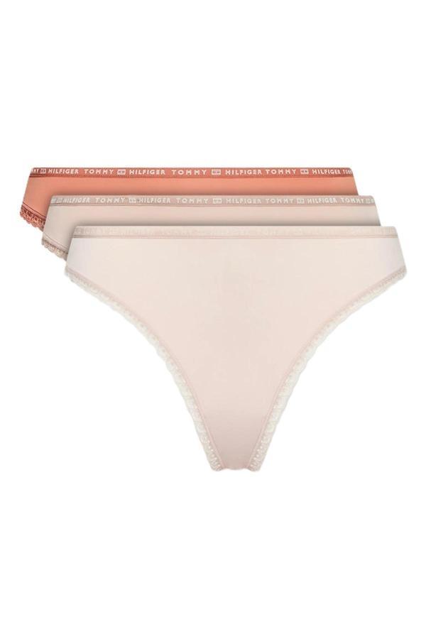 Tommy Hilfiger Kadın 3 Lü Tanga Uw0Uw02824-0Tg - Image 1