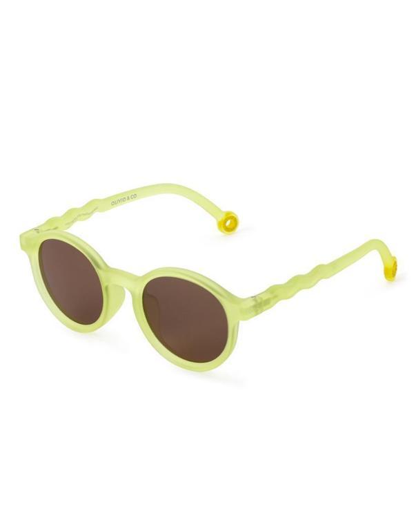 Olivio&Co Classic Oval Junior Güneş Gözlüğü - Lime Green - Image 1