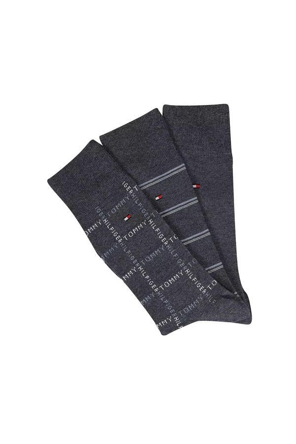 Tommy Hilfiger Erkek 3 Lü Çorap 701224445-003 - Image 1