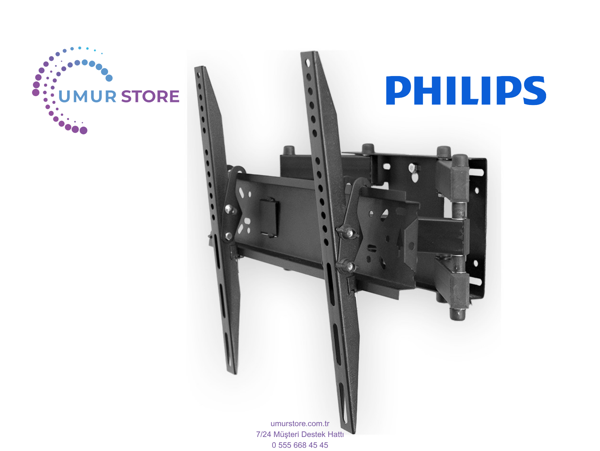 Philips 65pus8508/62 65'' Android Ambilight Ultra Hd 4kSmart 42-65 inç Hareketli LCD LED TV Duvar As - Image 1