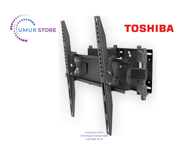Toshiba 65UA3D63DT 65” Uydu Alıcılı 4K Ultra HD Android Smart 42-65 inç Hareketli LCD LED TV Duvar A - Image 1