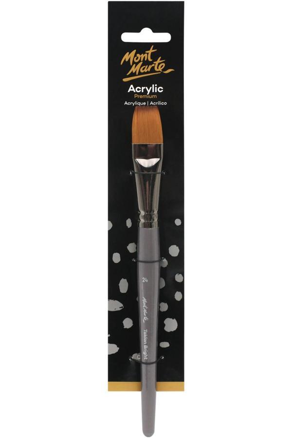 MM Sanatçı Akrilik Boya Fırçası Premium Taklon Bright Short 24 - Image 1