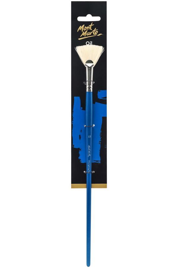 MM Sanatçı Yağlı Boya Fırçası Premium Chungking Fan12 - Image 1
