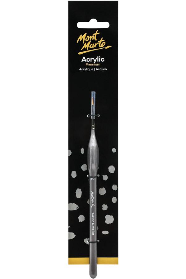 MM Sanatçı Akrilik Boya Fırçası Premium Taklon Detay 2/0 - Image 1