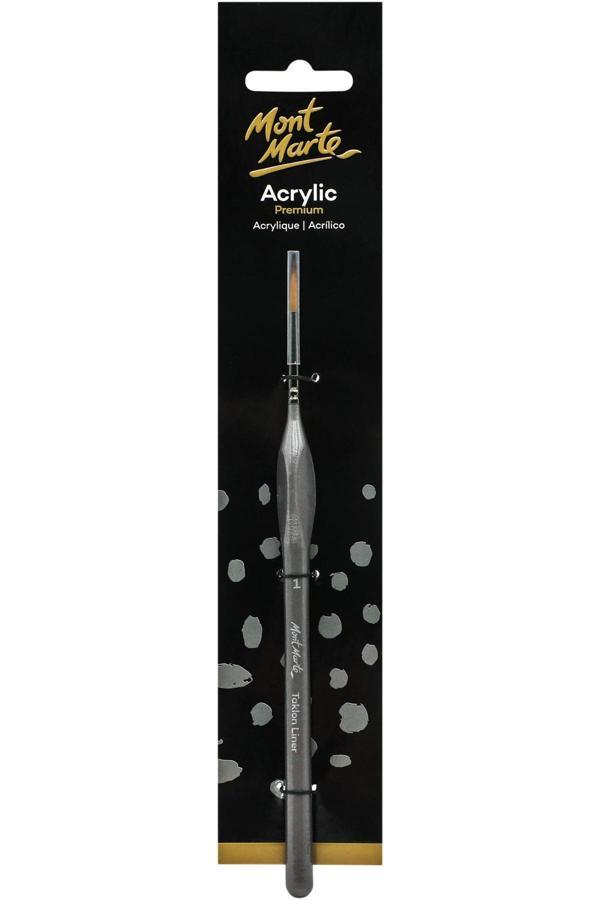 MM Sanatçı Akrilik Boya Fırçası Premium Taklon Liner 1 - Image 1