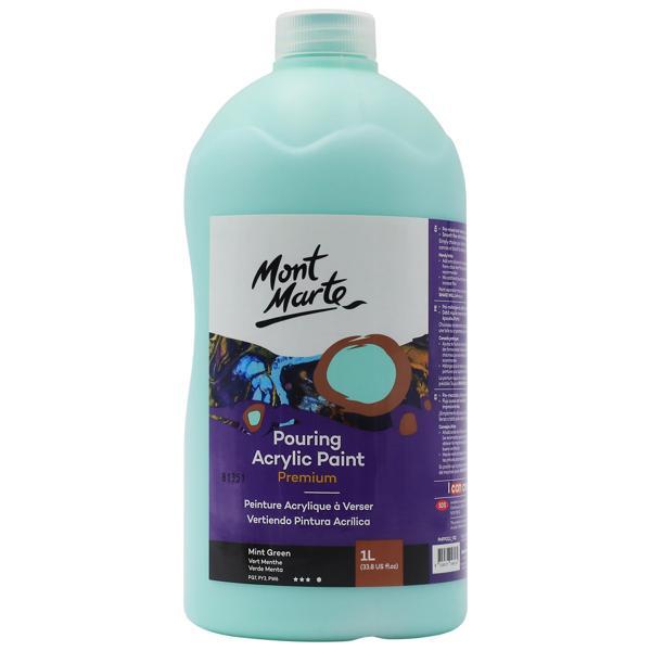 MM Dökme Akrilik Boya Premium  1L - Mint Green - Image 1