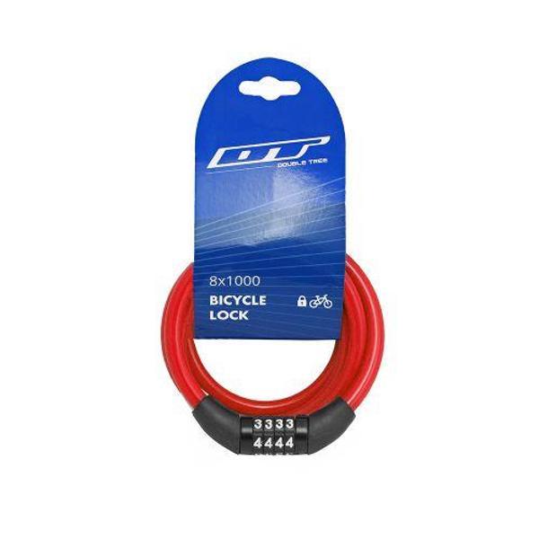 DT 8X1000 Şifreli Bisiklet Kilidi Farklı Renklerde KLT-228 KLT-229 KLT-230 KLT-231 PEMBE - Image 1