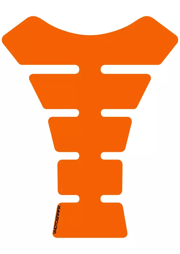 Motografix Plain Spine Orange Tankpad - Image 1