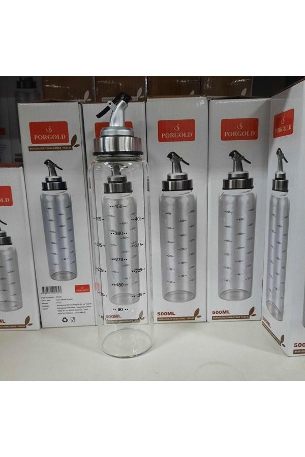 Porgold 500Ml Borosilikat Damlatmaz Yağlık - Image 1