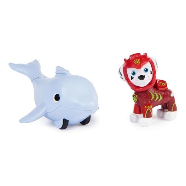 Paw Patrol Aqua Pups Kahramanlar Marshall And Dophin - Image 1