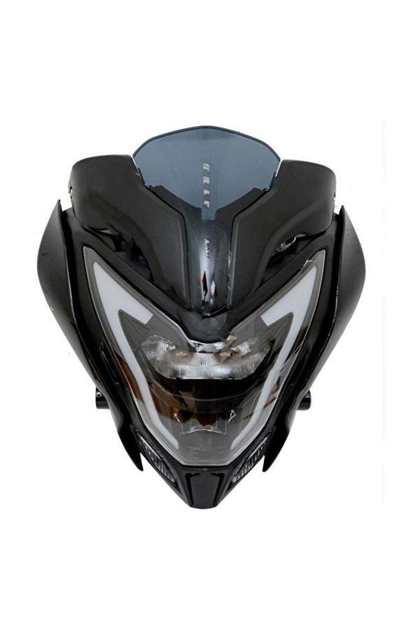 Bajaj Pulsar Ns 200- Rs 200 Ledli Ön Far Ön Grenaj Siperlik Camı Komple Set Supermoto - Image 1