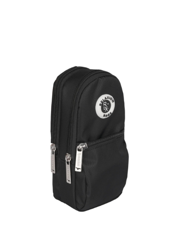 Relaxion Çift Gözlü Viyana Lüx Siyah Kalem Çantası/Kalemlik (150) - Image 1