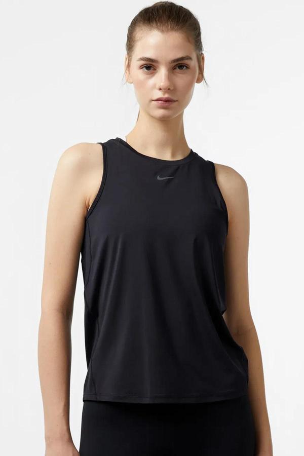 Nike One Classic Dri Fit Tank Top Kadın Antrenman Atleti Siyah - Image 1