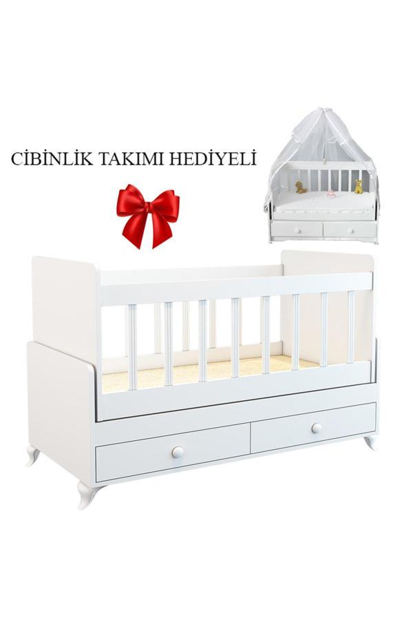 Patiko Furniture Prome 2 Çekmeceli Beşik - Image 1