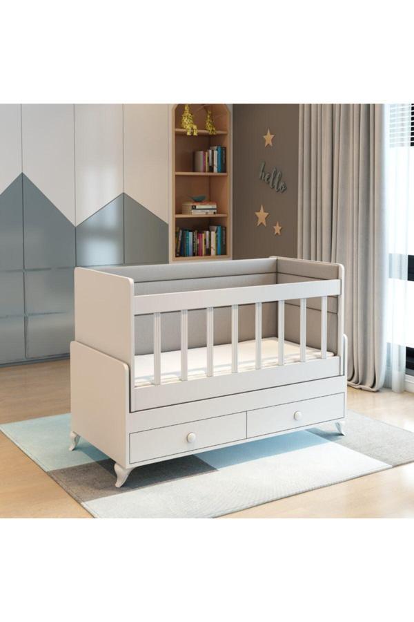 Patiko Furniture Prome 2 Çekmeceli Beşik - Image 1