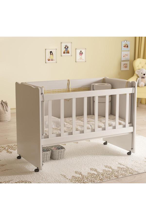 Patiko Furniture Ps 302 Patiko Asansörlü Anne Yanı Beşik - Image 1