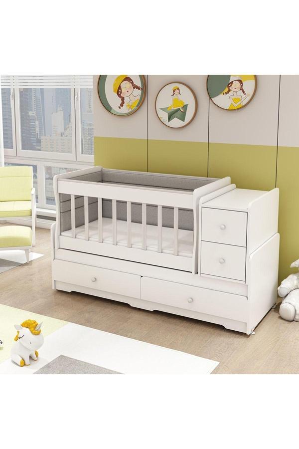 Patiko Furniture Swing Büyüyen Beşik (60X165) - Image 1
