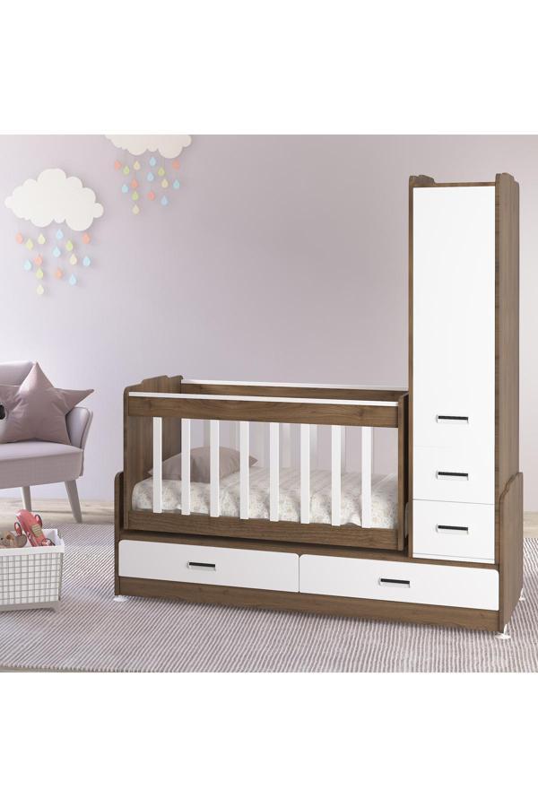 Patiko Furniture Swing Sw 262 Dolaplı Büyüyen Beşik - Image 1