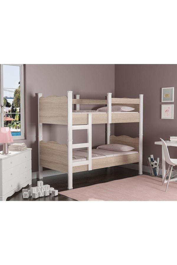 Patiko Furniture Patiko Mdf Ayaklı Ayrılabilir Ranza (90X190) - Image 1