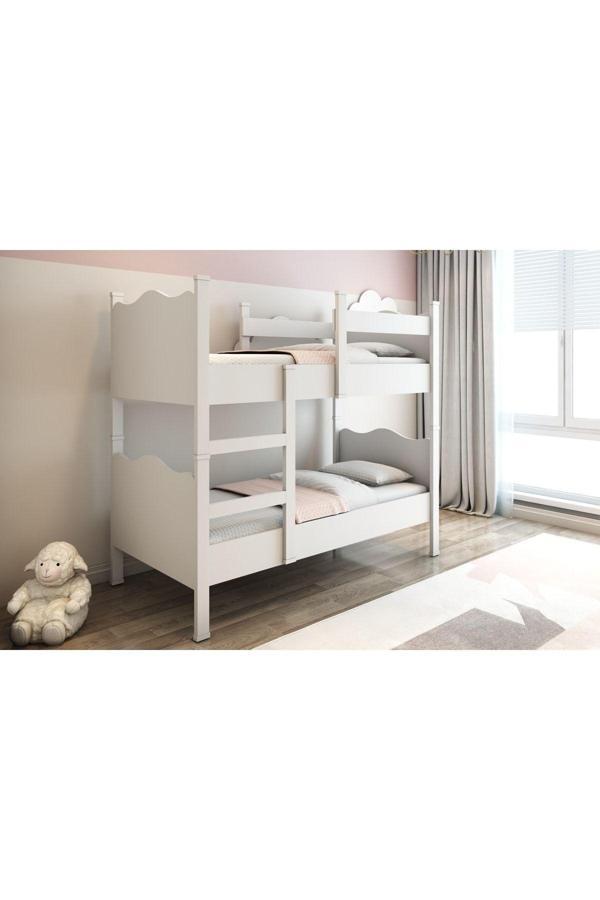 Patiko Furniture Çift Katlı Ikiye Ayrılabilir Lüks Ranza (90X190) - Image 1