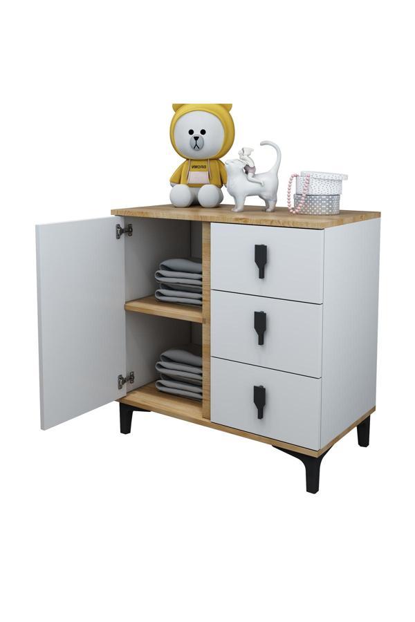 Patiko Furniture Rose 3 Çekmeceli Şifonyer - Image 1