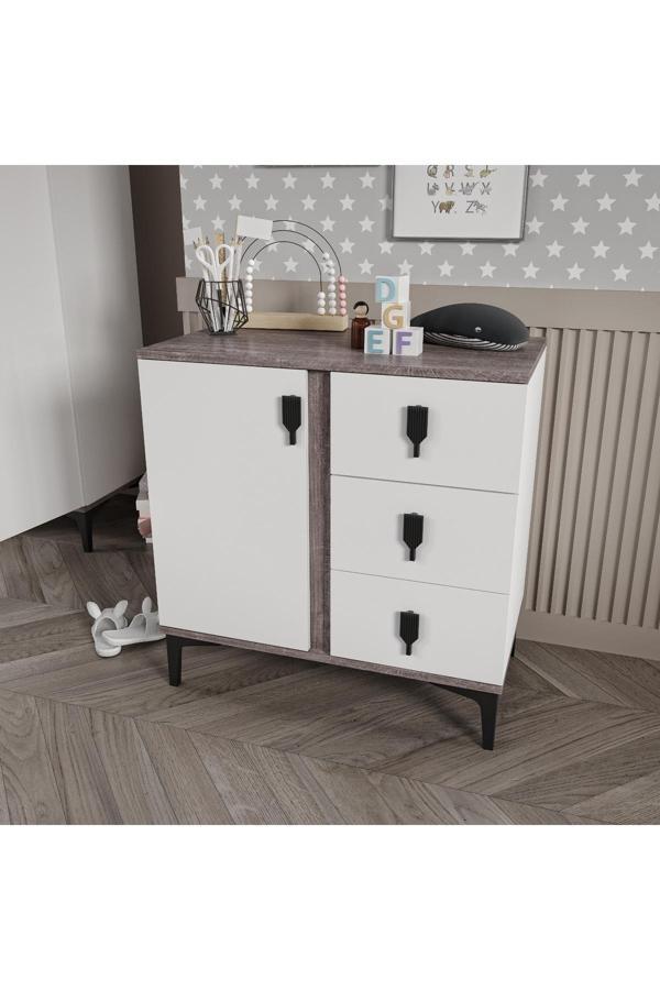 Patiko Furniture Rose 3 Çekmeceli Şifonyer - Image 1