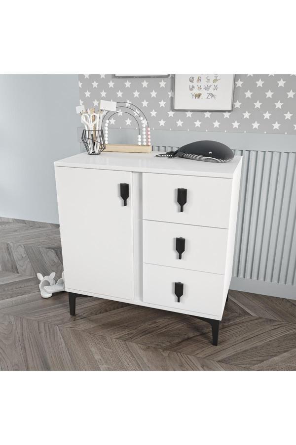 Patiko Furniture Rose 3 Çekmeceli̇ Şi̇Fonyer - Image 1