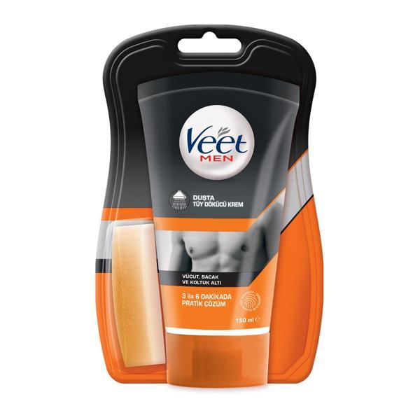 Veet Men Duşta Tüy Dökücü Krem 150 Ml - Image 1