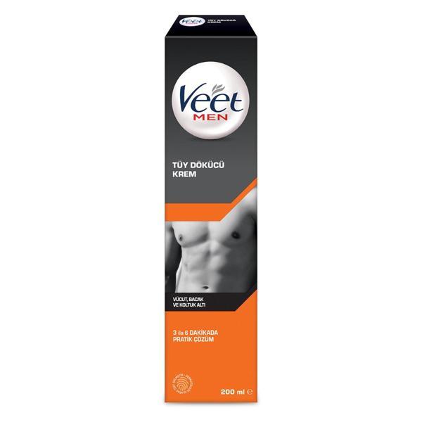 Veet Men Tüy Dökücü Krem 200 ml 2 Adet - Image 1