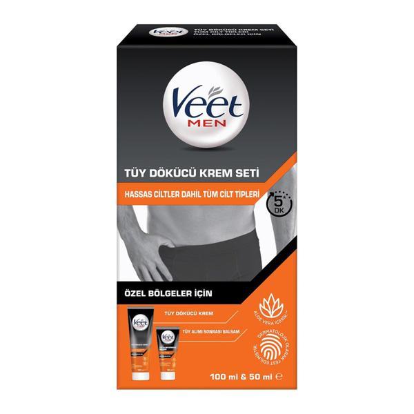 Veet Men Tüy Dökücü Krem Seti 100+50 Ml 3 Adet - Image 1
