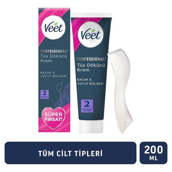 Veet Professıonal Tüy Dökücü Krem 200 ml 4 Adet - Image 1