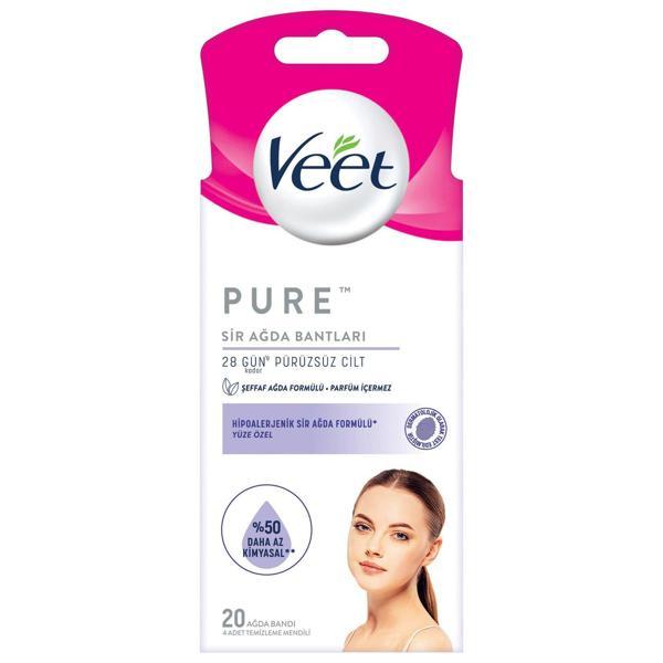Veet Pure Yüz Ağda Bandı 20'li - Image 1