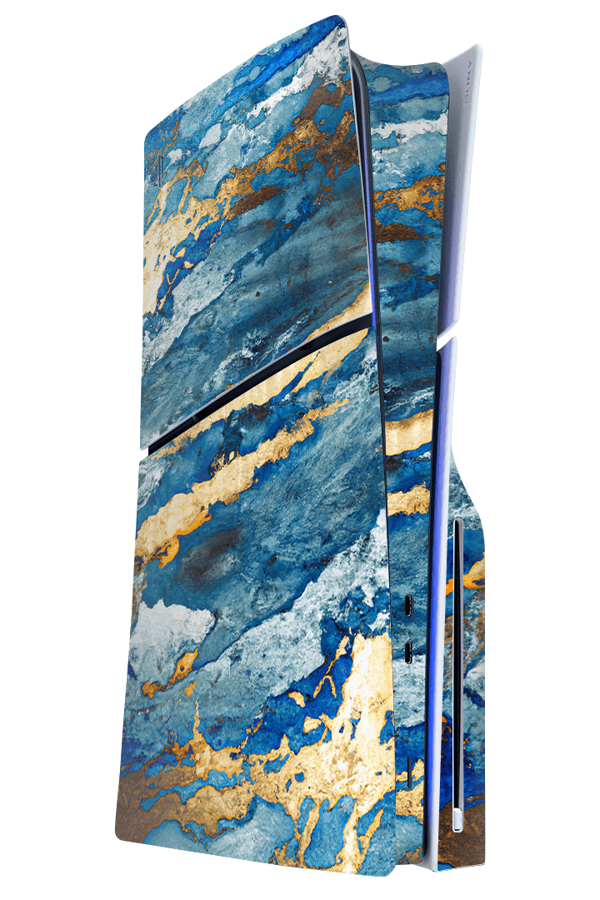 PlayStation 5 Slim Kaplama Mistik Mermer - Image 1