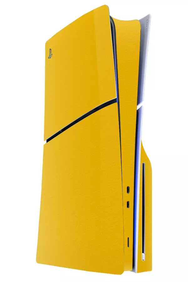 PlayStation 5 Slim Kaplama Sarı - Image 1
