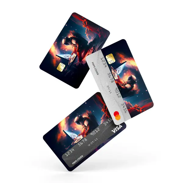 Kredi Kartı Kaplama / Sticker - Marslı Astronot - Image 1