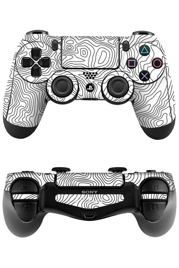 Ps4 DualShock Kaplama Beyaz İzohips - Image 1