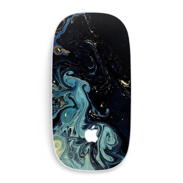 Apple Magic Mouse 1/2 Kaplama Mistik Mavi Dalga - Image 1